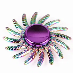 crazybuy Metal Spinner Fidget Toy Shinny Full Metal Stress Reliver for Kids(Random 1PCS)-picture-44