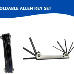 syntax Syntex Foldable Allen Key Set – 8Pcs Hex Tool Kit (1.5mm–6mm) for Bike & DIY Use Folding Allen Key Set image 2