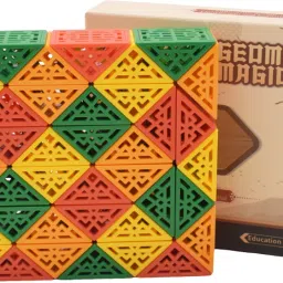 Geometric Magic Snake Cube Twisty Puzzle Toys (48 Blocks), Age 6 Years & Up-12