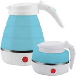 WGZ-011 P-18 Foldable Electric Kettle Silicone Collapsible Tea/Water Travel Lightweight Kettle Portable Silicone Kettle Business Trip Electric Kettle 0.6 Liter 600 ml Electric Kettle-2