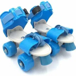 Adjustable Multi Color Quad Shoe Roller Skates for Boys and Girls, Inline Skating Shoes Suitable for Age Group 5 to 12 Years, Size 4-6 UK Quad Roller Skates - Size 4-6 UK (Blue, Red, Pink, Green) Quad Roller Skates - Size 5-12 UK-picture-2