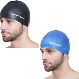Swimming Cap For Men Women Silicone Anti Slip Skid Swimming Cap-image-22