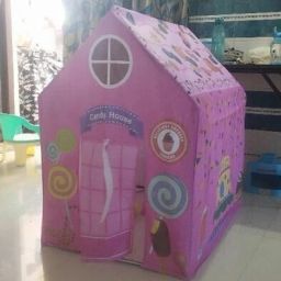 Indoor Birthday Tent House for Boys & Girls | Foldable Candy Play Tent with Mesh-image-95
