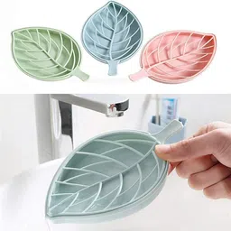 sjk (Pack of 2) Lotus Leaf Shaped Suction Cup Mounting Soap Dish 906-picture-41
