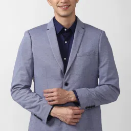 Men Self Design Single Breasted Formal Blazer-image-95