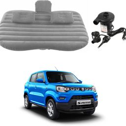 Car Travel Inflatable Bed Mattress with Two Air Pillows For S Presso (Grey) Car Inflatable Bed-10