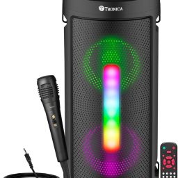 TRONICA Cyclone Multi Media speaker,4inch Double Woofer Speaker with wired mic, 40 W Bluetooth Party Speaker-image-26