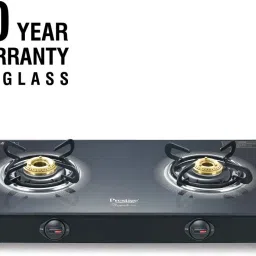 Royale Plus GT 02 Toughened Black Glass Top with Baati/Tandoor Stand Inside Glass Manual Gas Stove-11