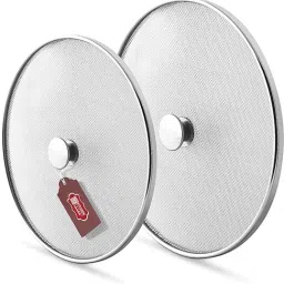 Steel Net Cover Jali| Set Of 2 (18cm & 23cm)| Milk Net Lids/Tope/Chiba 10 inch Lid Set, Pack of 2-27