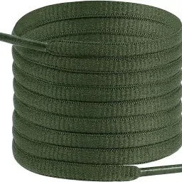 SIA VENDORS Army_Geen Oval_2Pair Shoes laces Round 1/4"Athletic For Sport/Running Shoes Shoe Lace-image-39