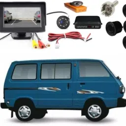 Premium Car TFT Monitor & LED Camera with Parking Sensor Kit Combo-22