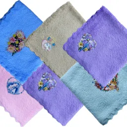 Gopika Microfiber Women's & Kid's Handkerchief 400 GSM/Solid Extra Soft ["Multicolor"] Handkerchief-image-52