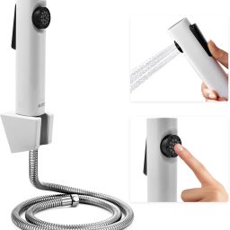 SHR-20855 Health Faucet With SS-304 Grade Flexible Hose Pipe & Wall Hook, Health Faucet-image-11
