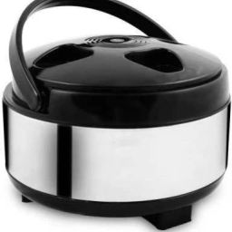 Double Walled Stainless Steel Casserole, Silver PUF Insulated Hot & Cold Serve Casserole-image-75
