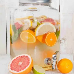 4 Litre Glass Juice Dispenser - Water Pitcher for Detox Water - Mason Jar Bottled Water Dispenser-picture-36