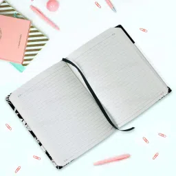 jhingalala Reflection of Life Hard Bound Undated A5 Diary Notebook (20 X 14.5 CM, 80 GSM, 190 Ruled Perforated Pages) Diary for Writing, Gift for Friend, Personal Diary A5 Notebook Ruled 190 Pages image 3