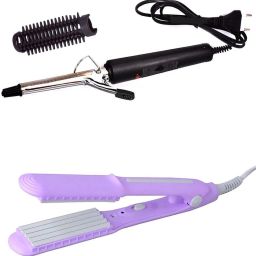 CURLEX Hair Crimper & Hair Curler Machine for Women Hair Style | Combo | Personal Care Appliance Combo-image-96