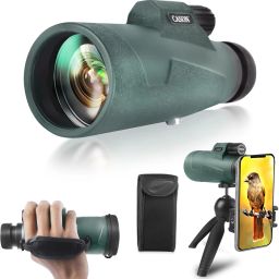 CASON High Power 20x50 Monocular for Outdoor with Phone Adapter,Tripod with BAK4 Prism Monocular-picture-18
