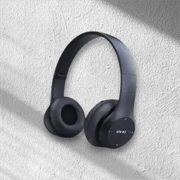HD Audio Wireless Headset with Foldable Design and Noise-Cancelling Mic-GK Bluetooth & Wired Headset-image-1