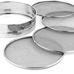 4in1 Interchangeable Sieve Set,Flour Chalni Spices Food Strainers Jalladai Collapsible Sieve-27