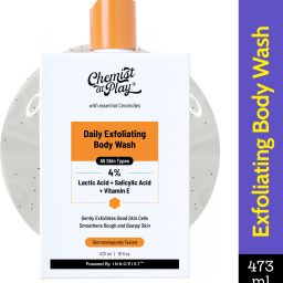 Exfoliating Body Wash | Salicylic Acid, Vitamin E & Lactic Acid | Softens Skin-16