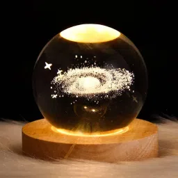 3D Nebula Crystal Ball Night Light Ball Projection Lamp Planet Model Table Lamp-28