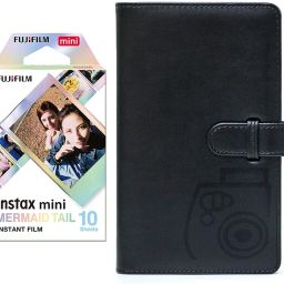 FUJIFILM Mini 10X1 mermaid tail Instant Film with 96-sheet Charcoal Grey Album for mini Film Roll-91