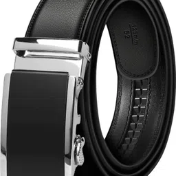urban alfami Men Formal, Party, Evening, Casual Black Texas Leatherite, Artificial Leather Belt-picture-29