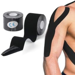 ADHESIVE WATERPROOF BREATHABLE MUSCLE SUPPORT RELIEF UNISEX SPORTS TAPE First Aid Tape-image-22