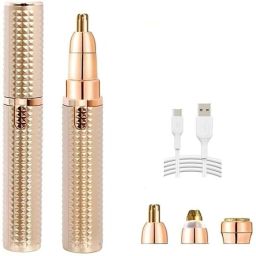 NUCLETRIC 3 In 1 Eyebrow Machine For Women Face Lips Nose Hair Removal NU-01 Trimmer 45 min Runtime 3 Length Settings-19