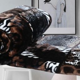 Printed Double Mink Blanket for Heavy Winter-image-45