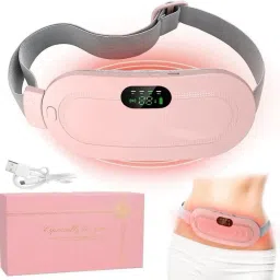 Zovilstore Rechargeable Menstrual Heating Pad – Belly Warmer with 4 Heat & Vibration Modes for Pain Relief Massager-image-46