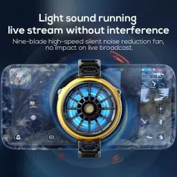 Aliens Mobile Cooler Gaming Fan, Applicable Mobile Phone Width 2.28-3.86inch Gaming Accessory Kit image 4