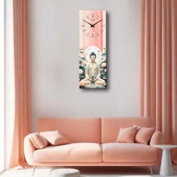 olive tree Multicolour Rectangle 24 Inches Wooden Wall Clock-picture-44