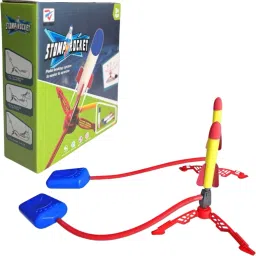 zuuluzrs Rocket Launcher with 3 Foam Rockets and Toy Air Rocket Launcher image 4