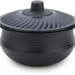 Plastic Serving Bowl Unbreakable Multipurpose Kitchen Handi Shape Bowl with Lid-29