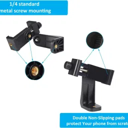 Wanzhow Mount Adapter Adjustment tripod Mount Vertical Horizontal for Video Recording Tripod, Tripod Clamp, Tripod Bracket, Monopod image 5