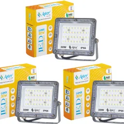 Lumix 30W LED Flood Light IP66 Waterproof 6500K Cool White (Pack of 3) Flood Light Outdoor Lamp-image-56