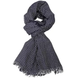 Self Design Pure Cotton Men Multicolor Fancy Scarf-image-1