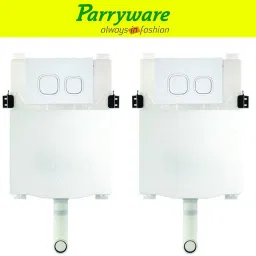 Plus plain Concealed Cistern with Flush plate set of 2 pic 180 Dual Flush Tank-22