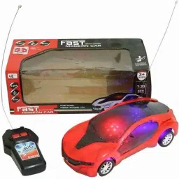 3D Light Fast Speed 2 Function Remote Control Car Toy for Kids (Color May Vary)-image-46