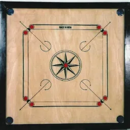 Full Size Wooden Ply Carrom Board 32 inch with Coins, 1 Striker & Carrom Powder 80 cm Carrom Board-picture-28