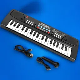 H85(37 Keys )Piano Toy with Microphone, USB Power Cable & Sound Recording Best Birthday Gift for Boys and Girls Musical Instruments Analog Portable Keyboard-7