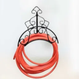 think n crafts House pipe/water pipe holder/hanger wall mounted Garden Hose Stand-image-8