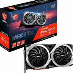 MSI Radeon RX 6700 XT MECH 2X 12G GDDR6 12 GB AMD/ATI Chipset 192 bit 2560 MHz Graphics Card-27