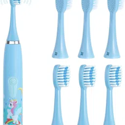 Smilebaby Electric Toothbrush Children From 3-12 years with 7 Brush 4 Modes Pink Electric Toothbrush-5