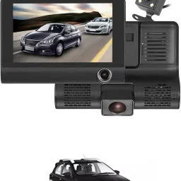 170 Degree/3 Lens G-Sensor 4Inch 3 Way DVR Video Recorder For Car Black LCD-image-90
