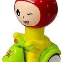 Non-Toxic Fruit Strawberry Push & Pull Along Colorful Press and Go Toy Moto s20-image-44