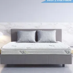 gilson Diamond Plus Orthopedic Euro Top 8 Inch Latex Foam With Spring Single Size Mattress (With 1 Free Pillow)-picture-20