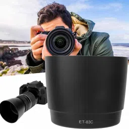 SUPERNIC ET-83C Lens Hood Replacement Compatible For Canon 100-400mm Lens Hood-image-73